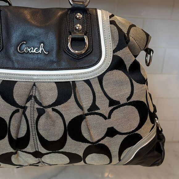 Coach Bag Purse Designer Ashley Signature Spectator Crossbody Carryall Shoulder - Picture 4 of 16